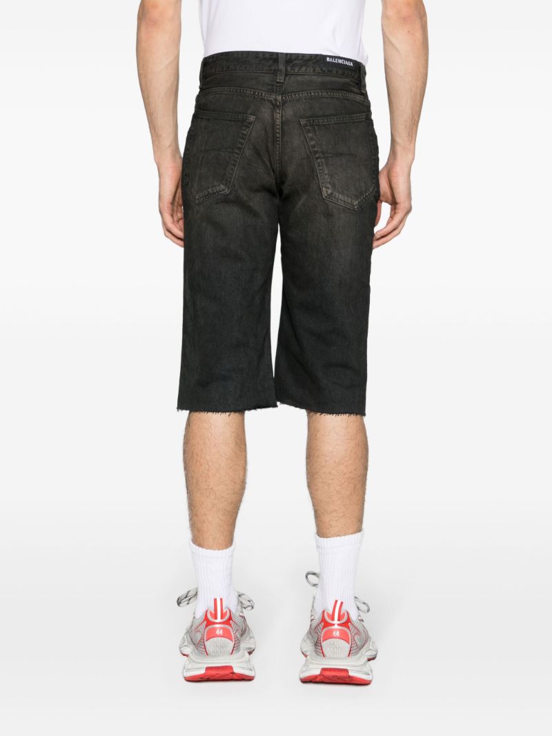 Brown Denim Shorts