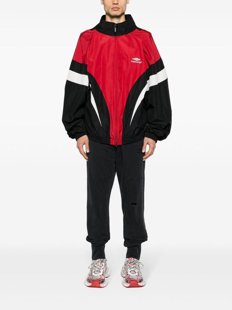 Black Cotton Track Pants