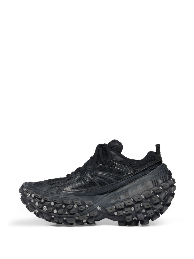 Black Bouncer Screw Platform Sneakers