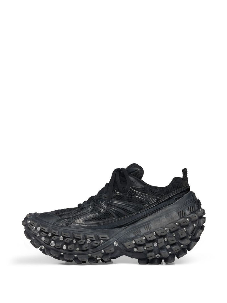 Black Bouncer Screw Platform Sneakers