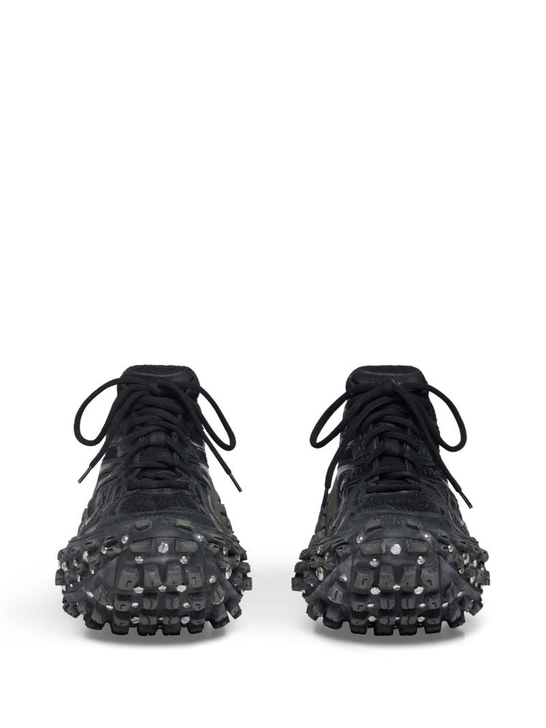 Black Bouncer Screw Platform Sneakers