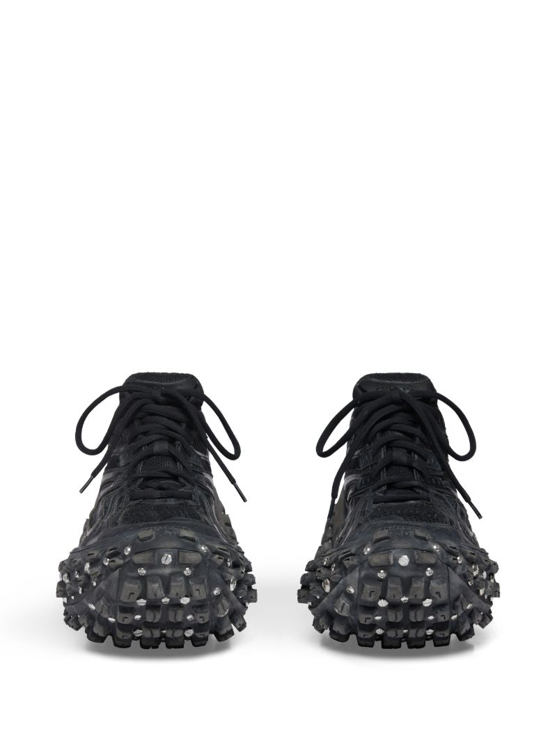Black Bouncer Screw Platform Sneakers