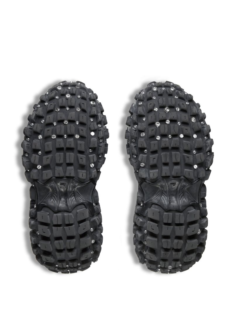 Black Bouncer Screw Platform Sneakers