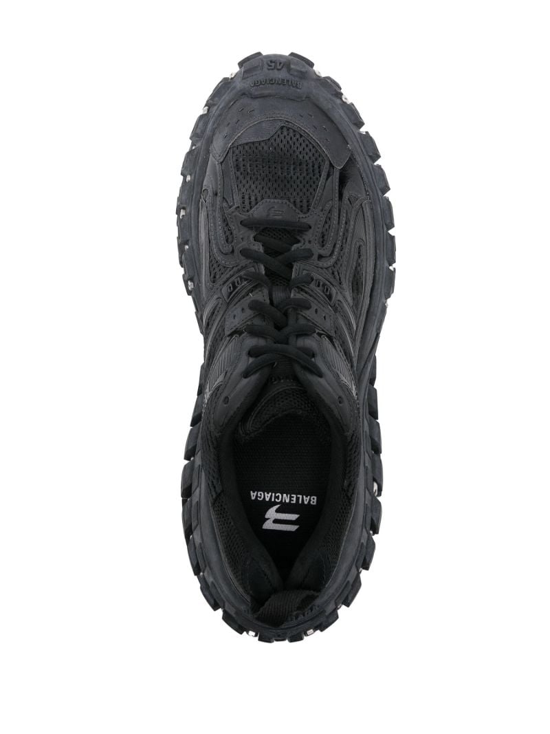 Black Bouncer Screw Platform Sneakers