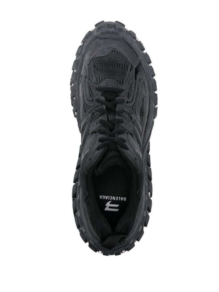 Black Bouncer Screw Platform Sneakers