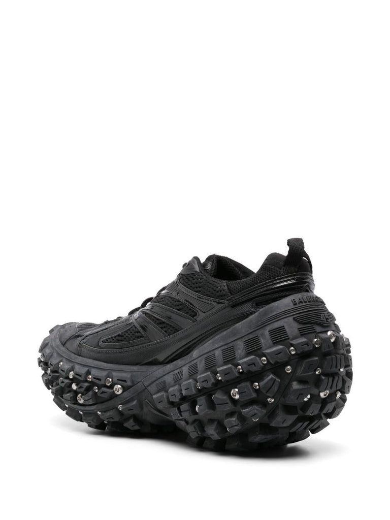 Black Bouncer Screw Platform Sneakers