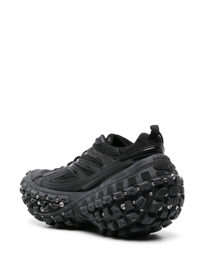 Black Bouncer Screw Platform Sneakers