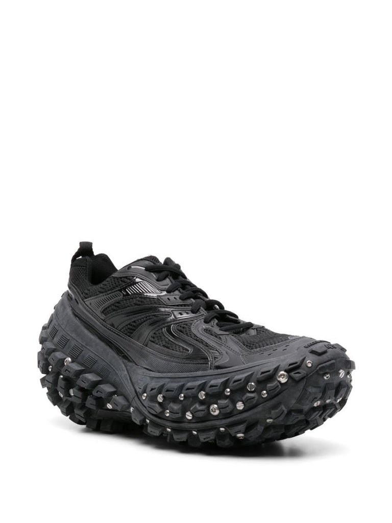 Black Bouncer Screw Platform Sneakers