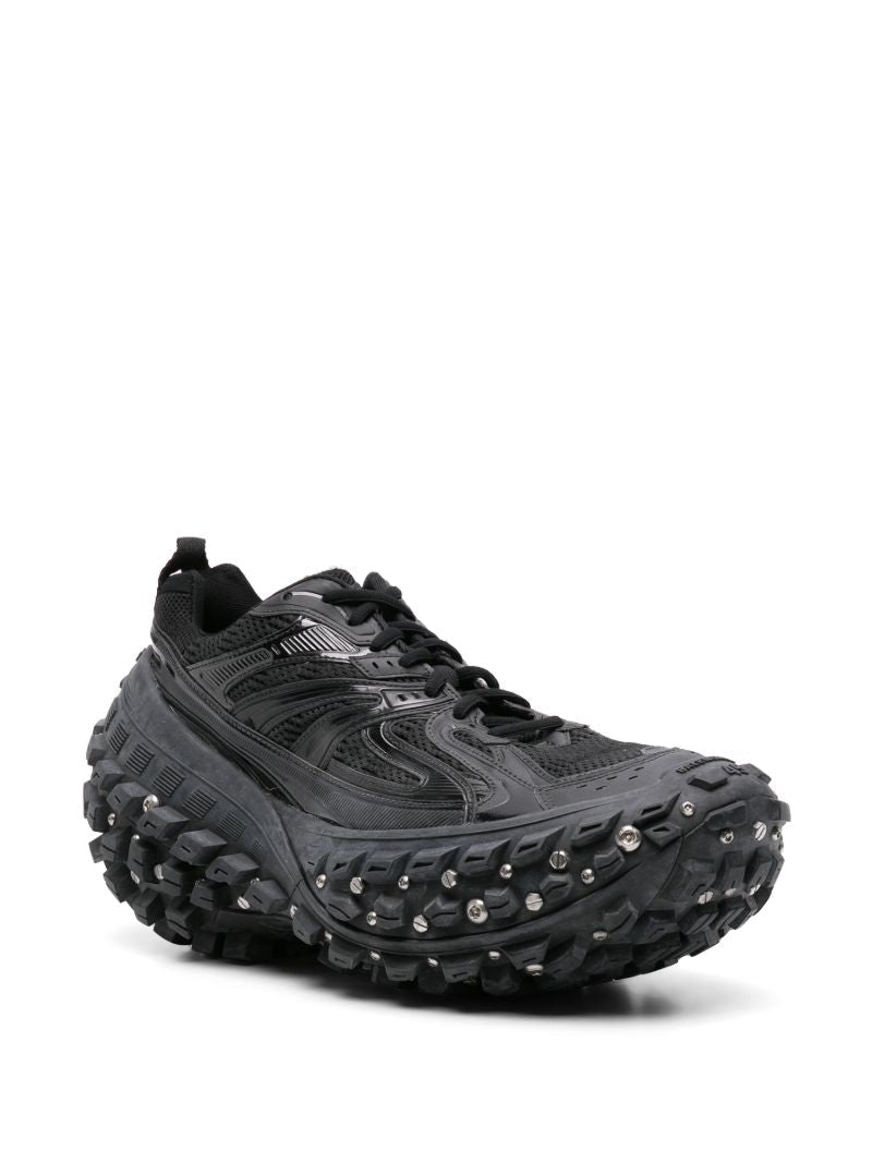 Black Bouncer Screw Platform Sneakers