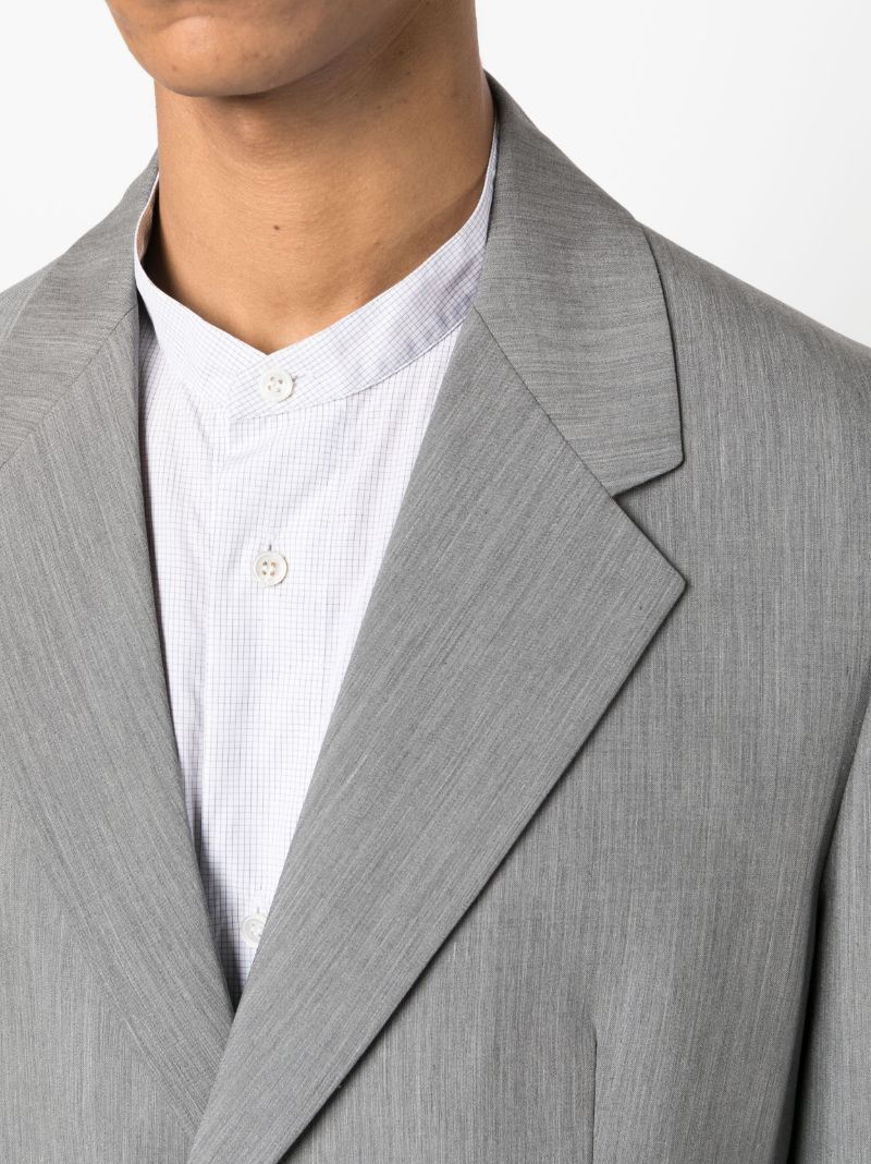 Grey Tailored Single Breasted Blazer