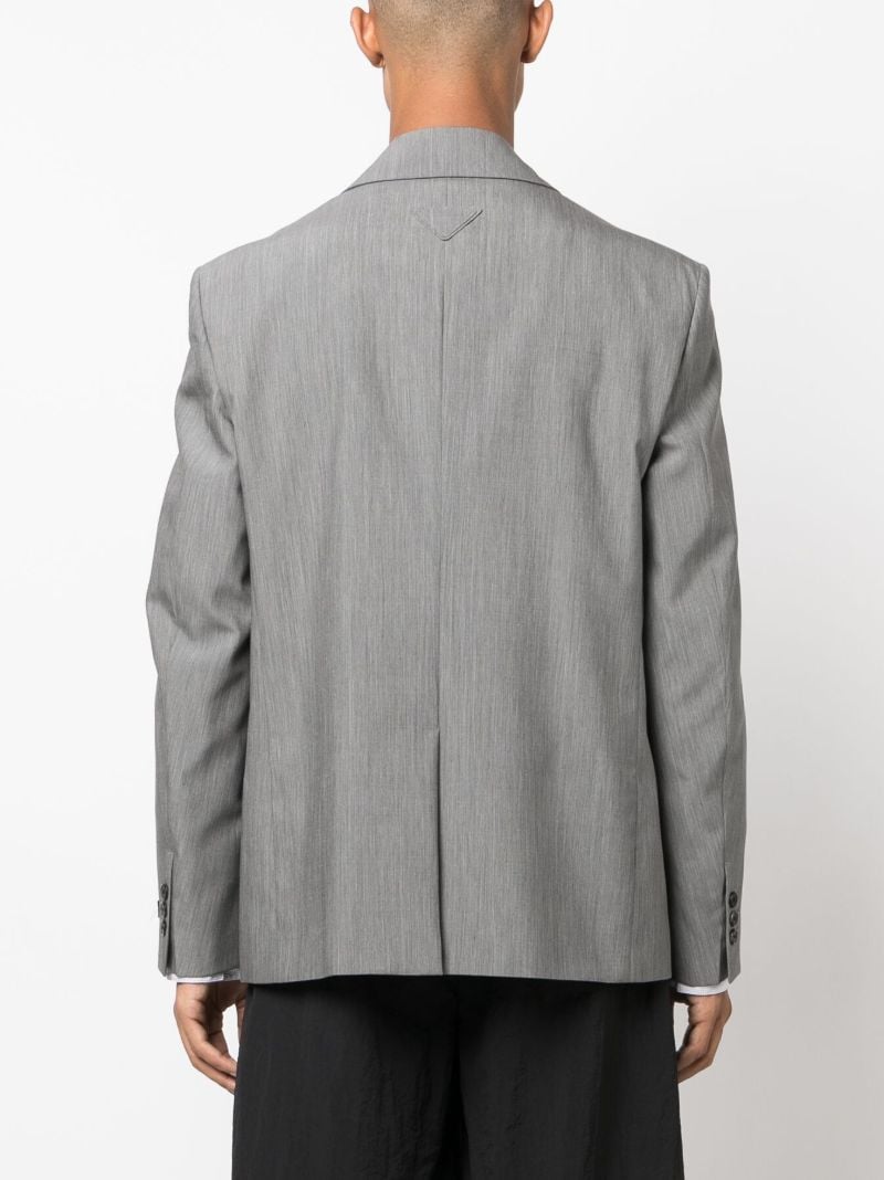 Grey Tailored Single Breasted Blazer