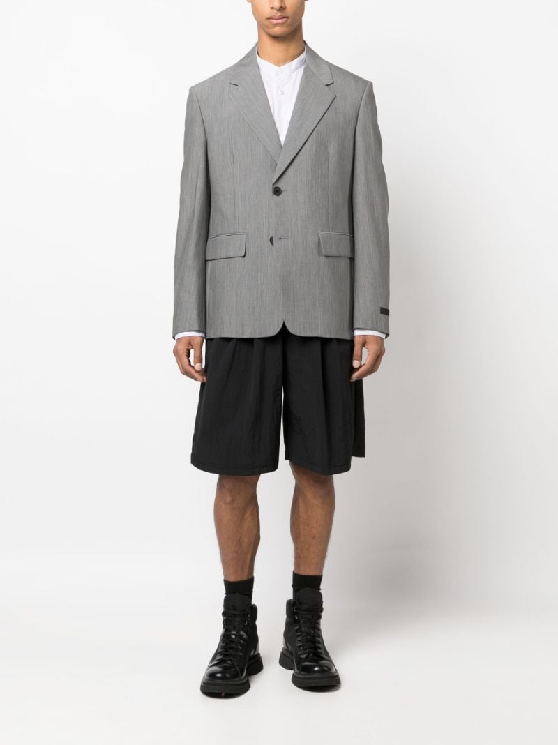 Grey Tailored Single Breasted Blazer