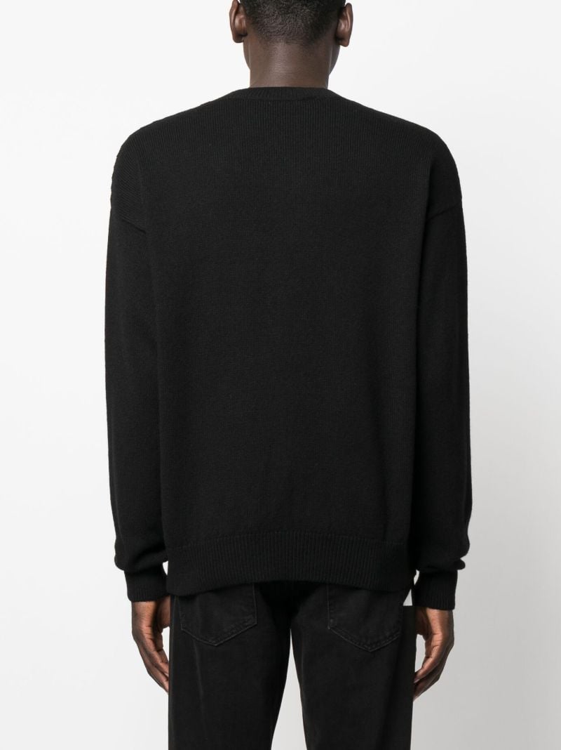 Black Hunter Intarsia Sweater