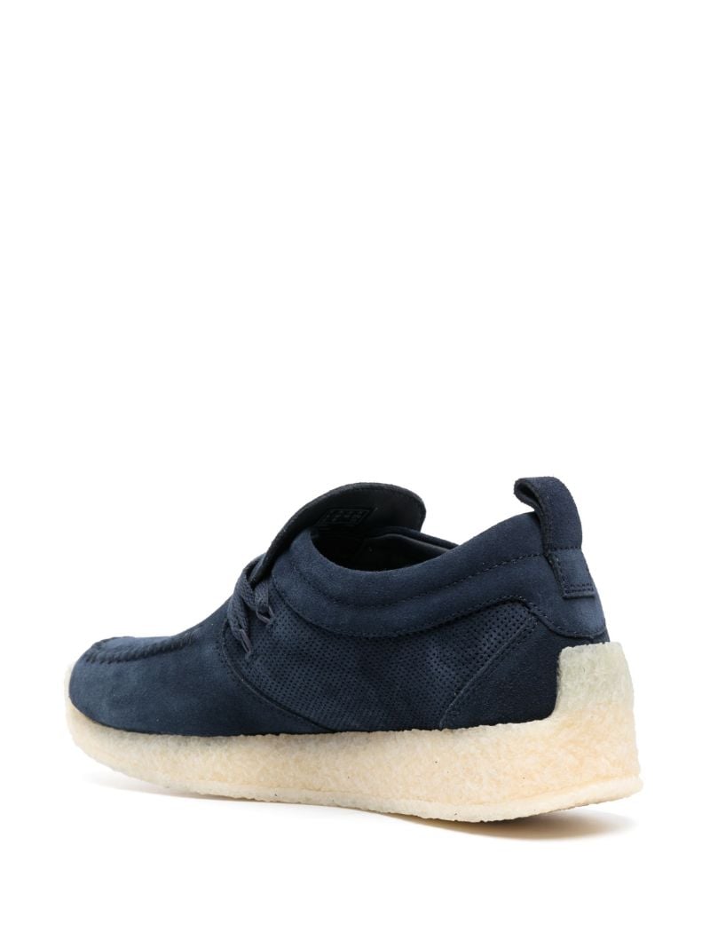 X Ronnie Fieg Blue 8th St Rossendale Suede Loafers