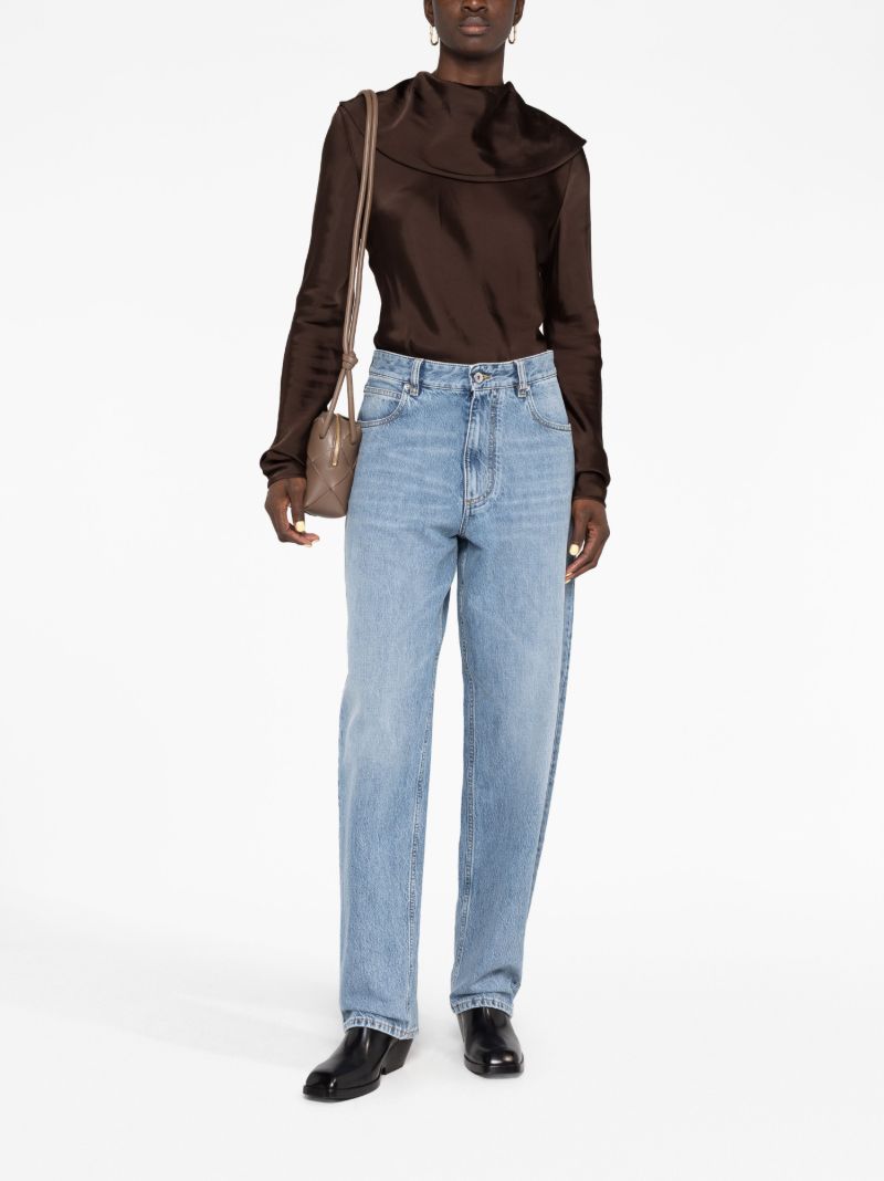 Blue High Waist Jeans