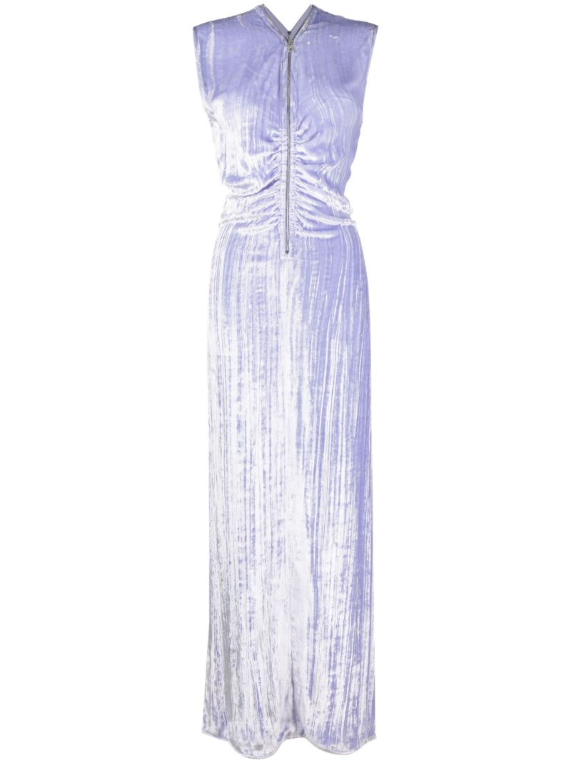 Purple Velvet Maxi Dress