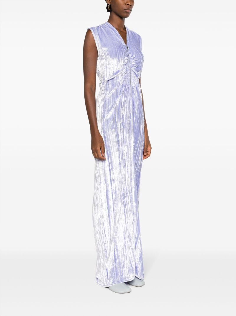 Purple Velvet Maxi Dress