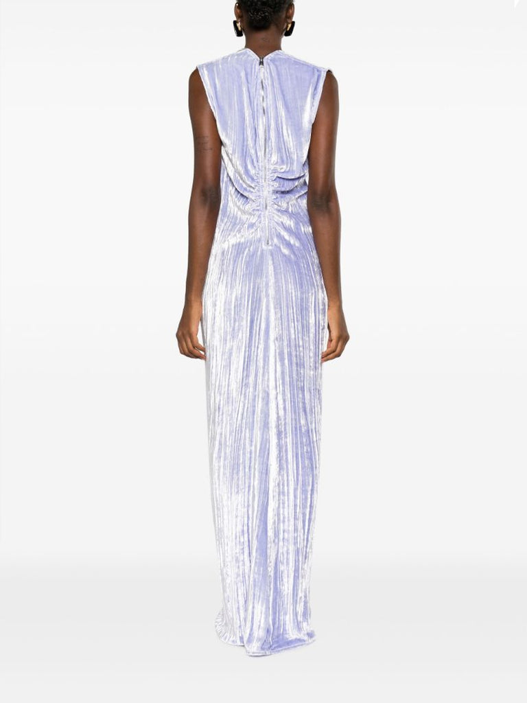 Purple Velvet Maxi Dress