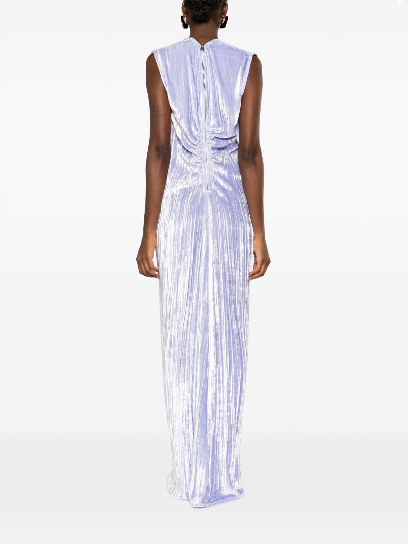 Purple Velvet Maxi Dress