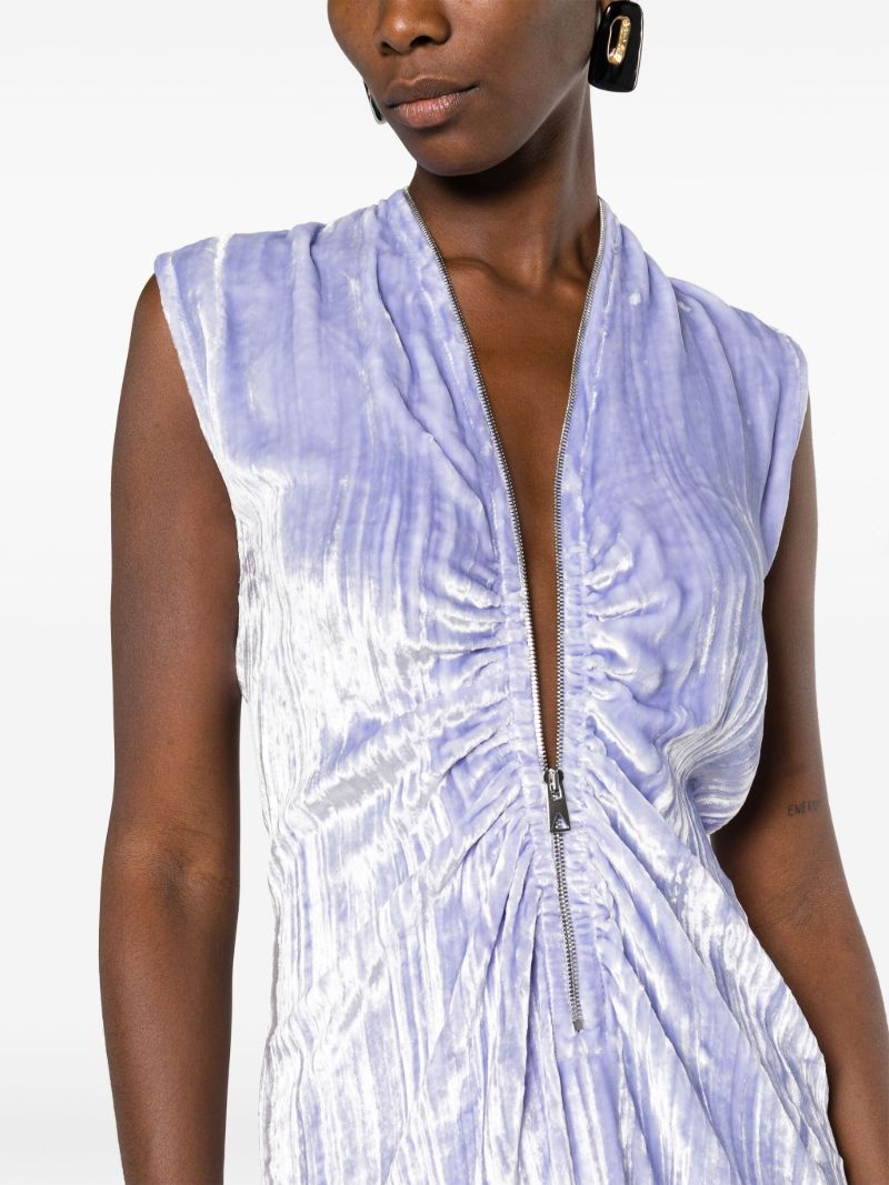 Purple Velvet Maxi Dress