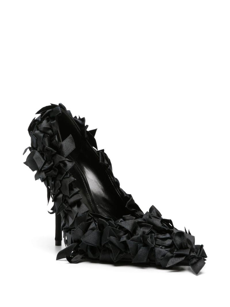 Black Marie-antoinette 110 Bow-embellished Pumps