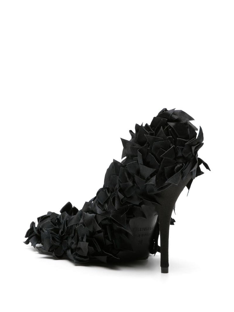 Black Marie-antoinette 110 Bow-embellished Pumps