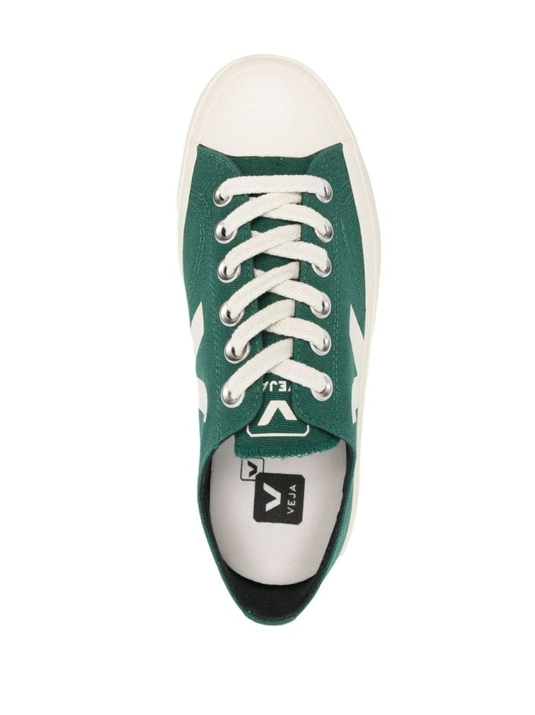 Green Wata Ii Canvas Sneakers