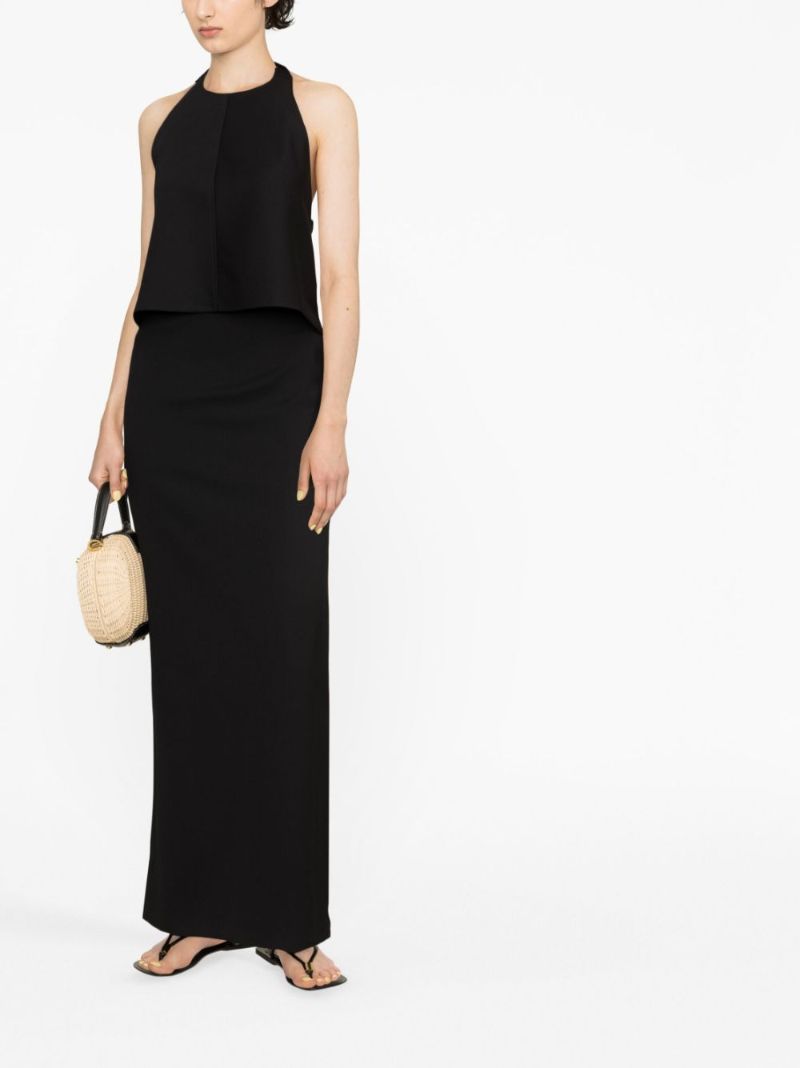 Backless Halter Top