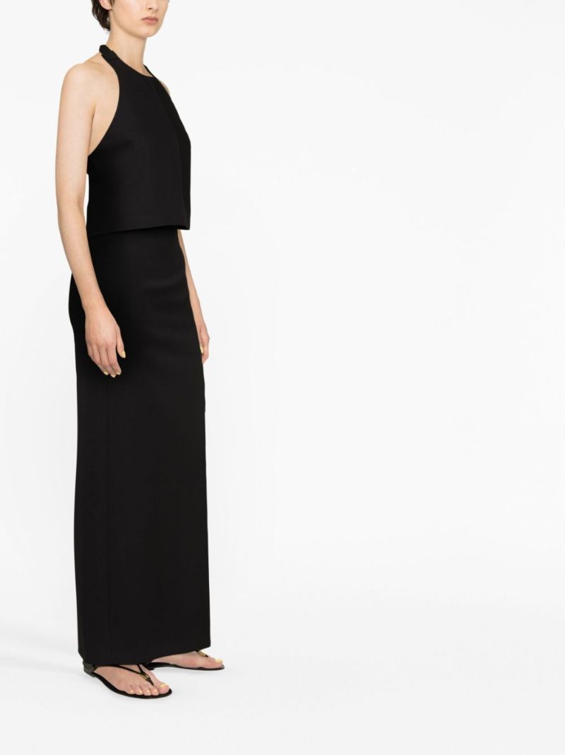 Backless Halter Top