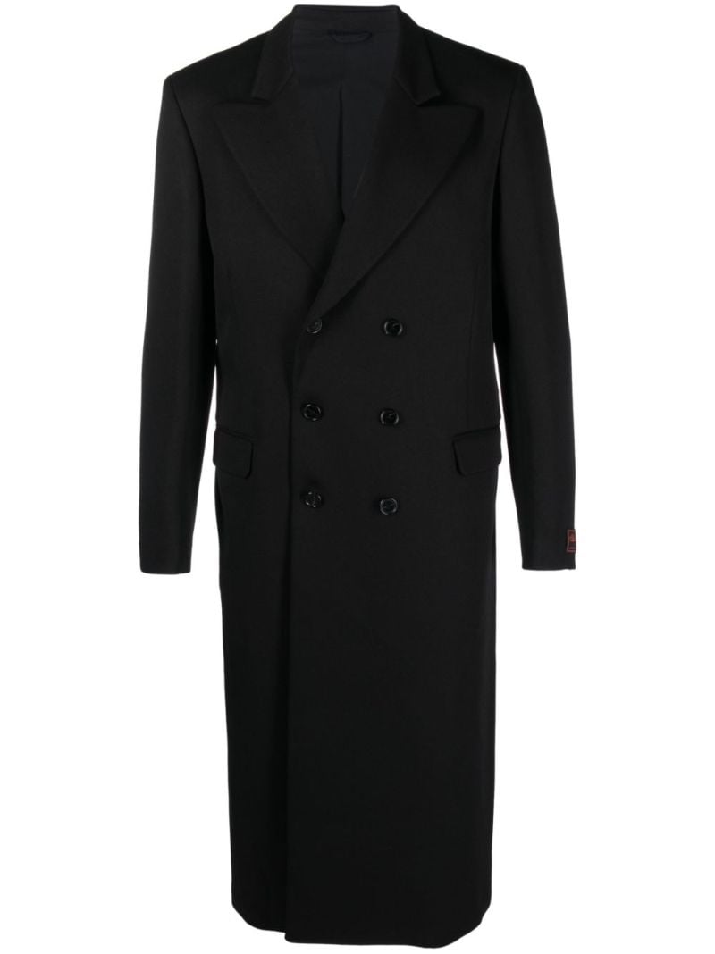 Black Double Breasted Coat