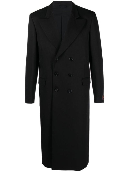 Black Double Breasted Coat