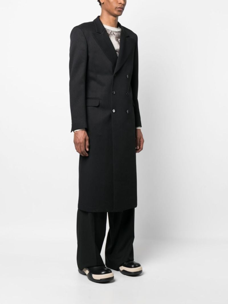 Black Double Breasted Coat