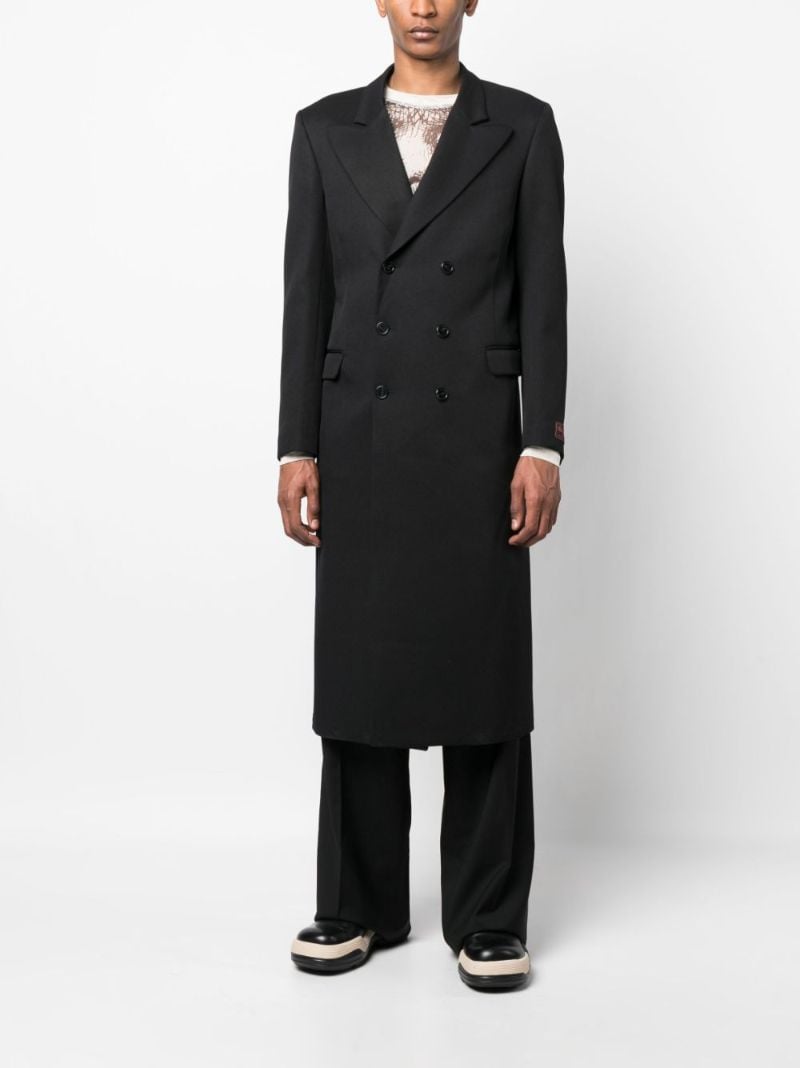 Black Double Breasted Coat