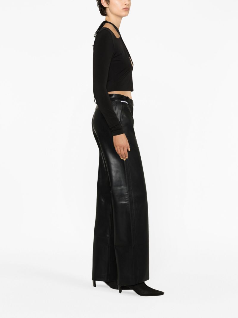 Black Halterneck Crop Top