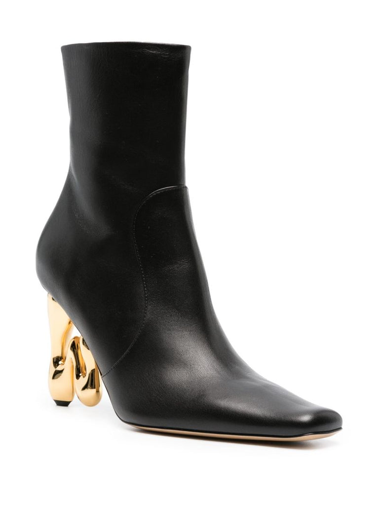 Black Bubble 105 Leather Boots