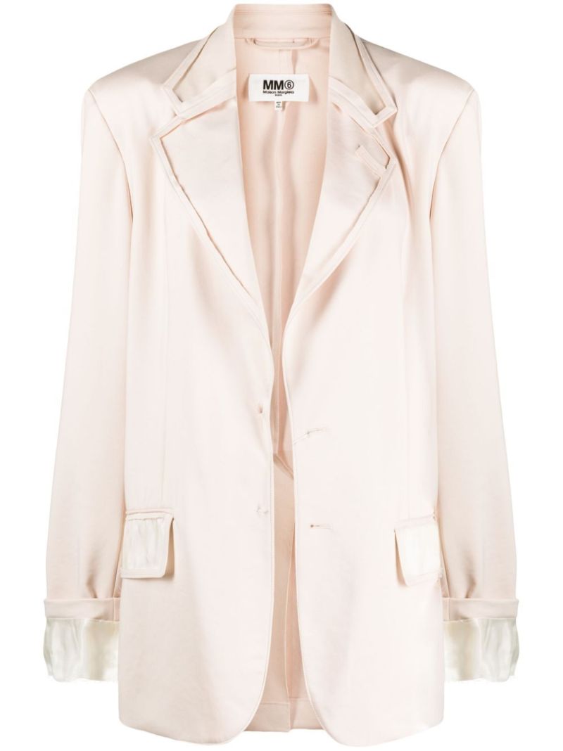 Neutral Single-breasted Blazer