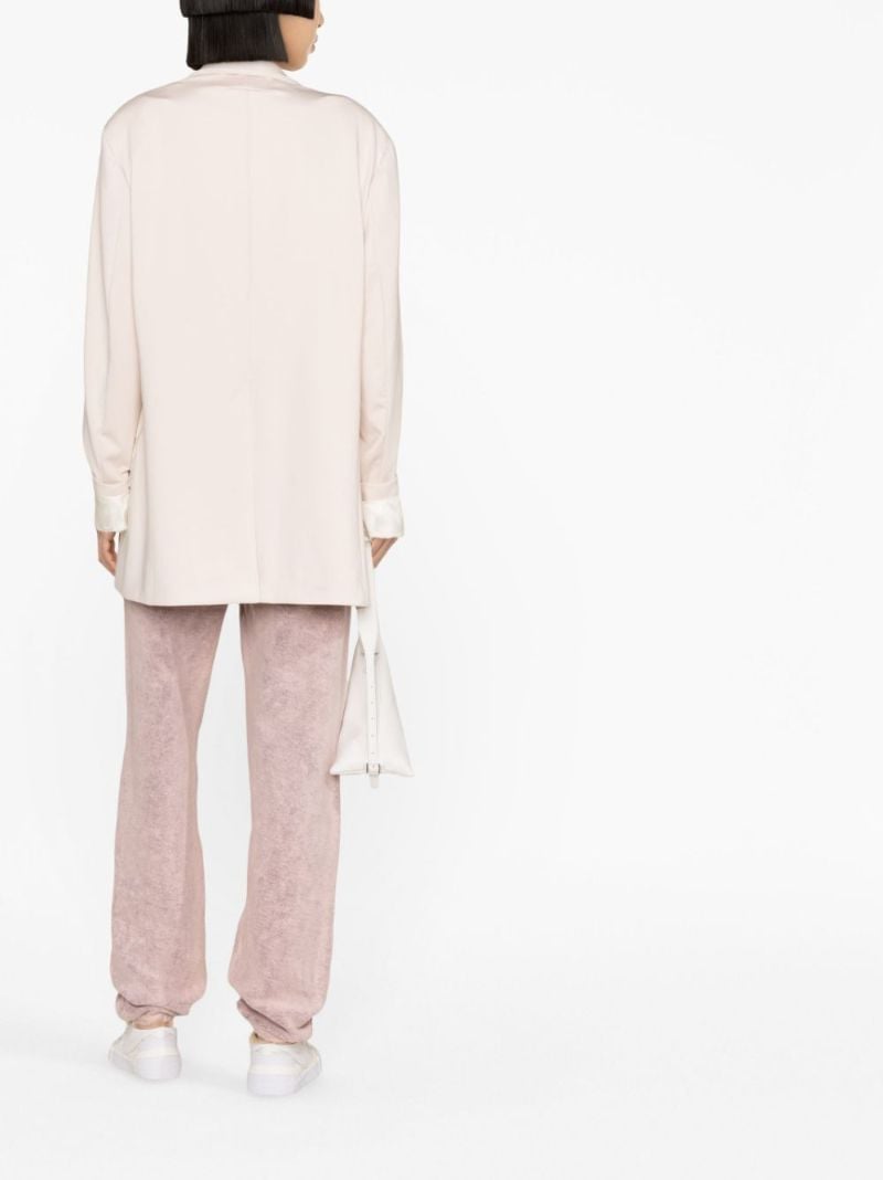 Neutral Single-breasted Blazer