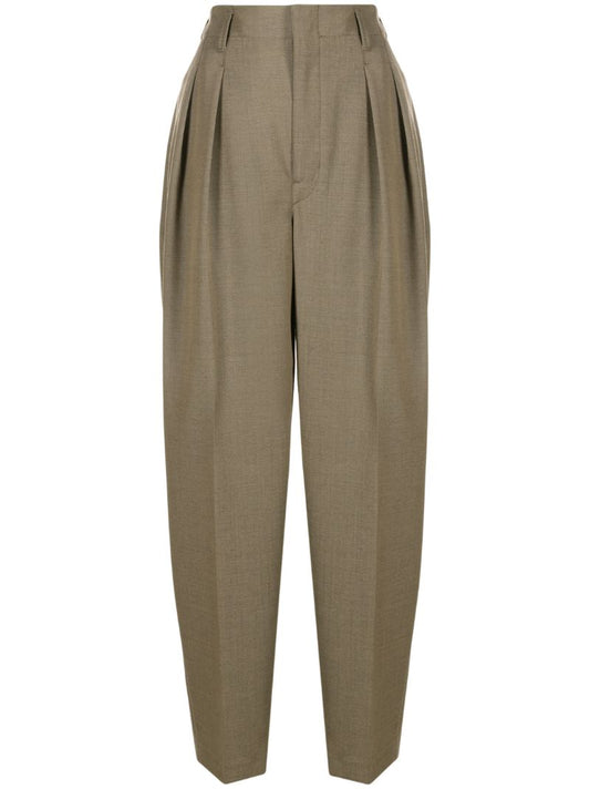 Neutral Tapered Trousers