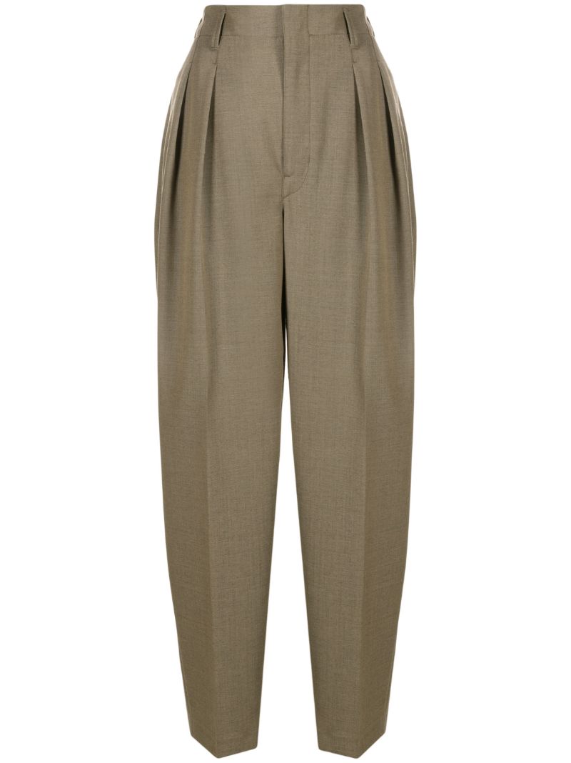 Neutral Tapered Trousers