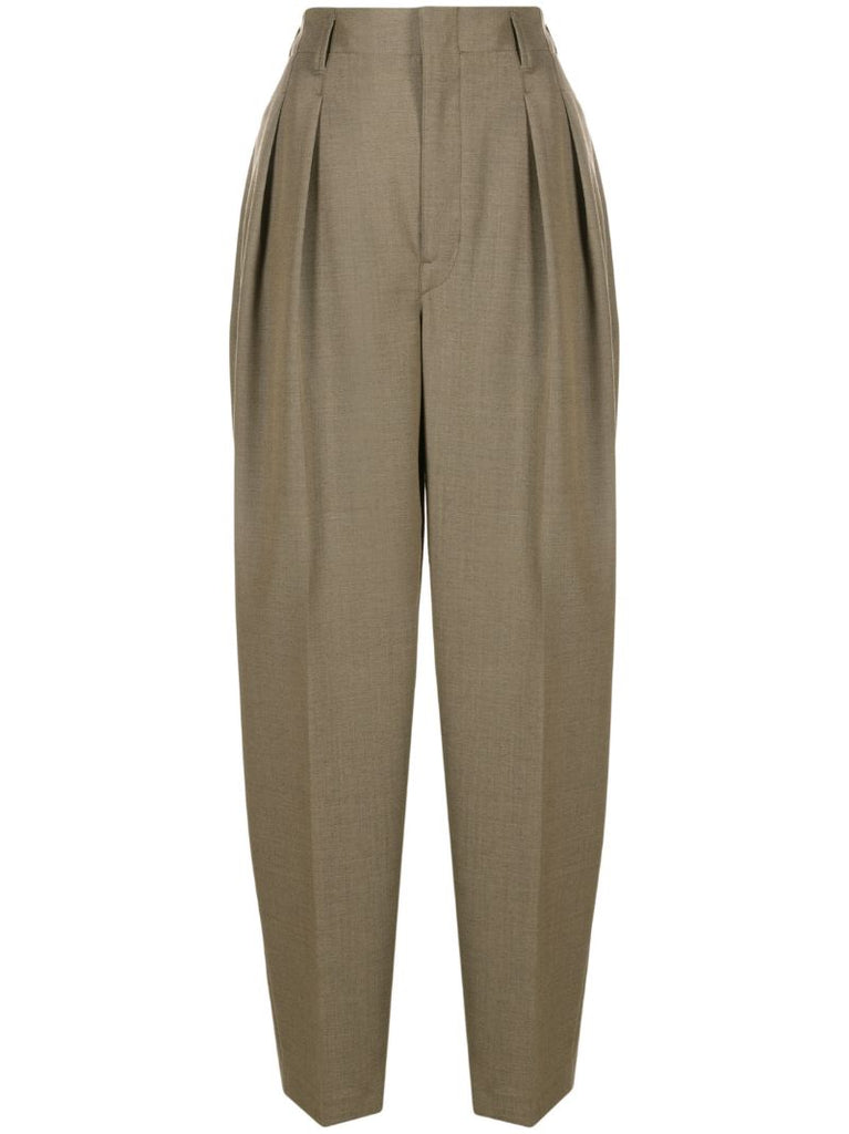 Neutral Tapered Trousers