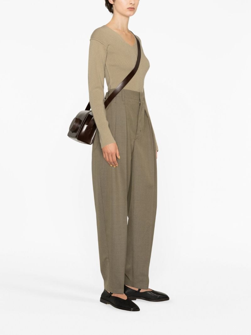 Neutral Tapered Trousers