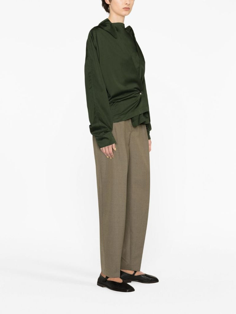 Green Collarless Asymmetric Top