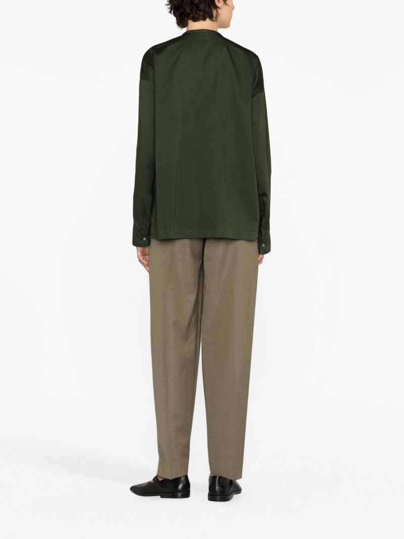 Green Collarless Asymmetric Top
