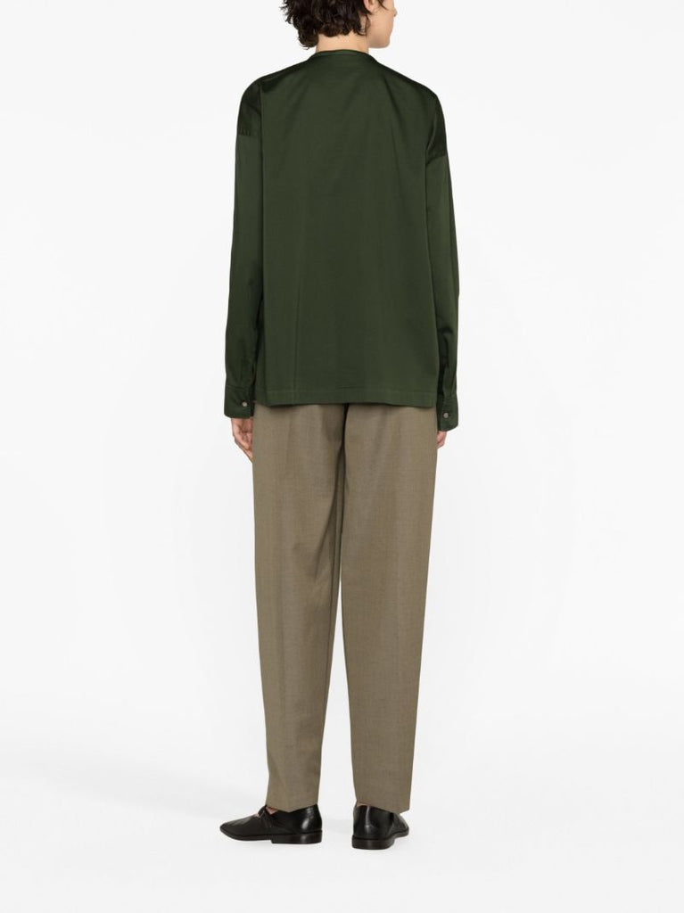 Green Collarless Asymmetric Top