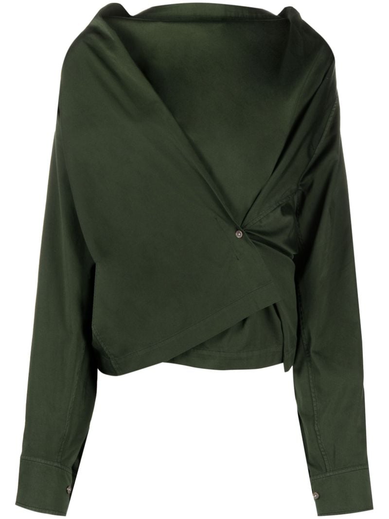 Green Collarless Asymmetric Top