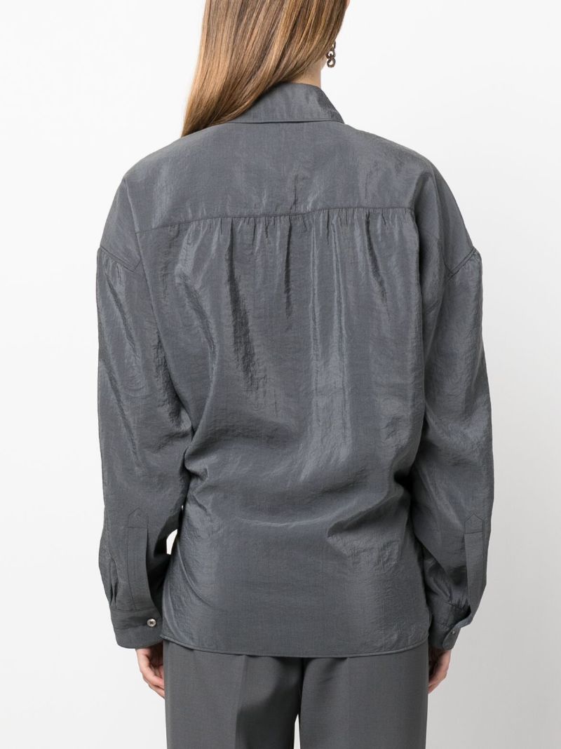 Grey Twisted Shirt