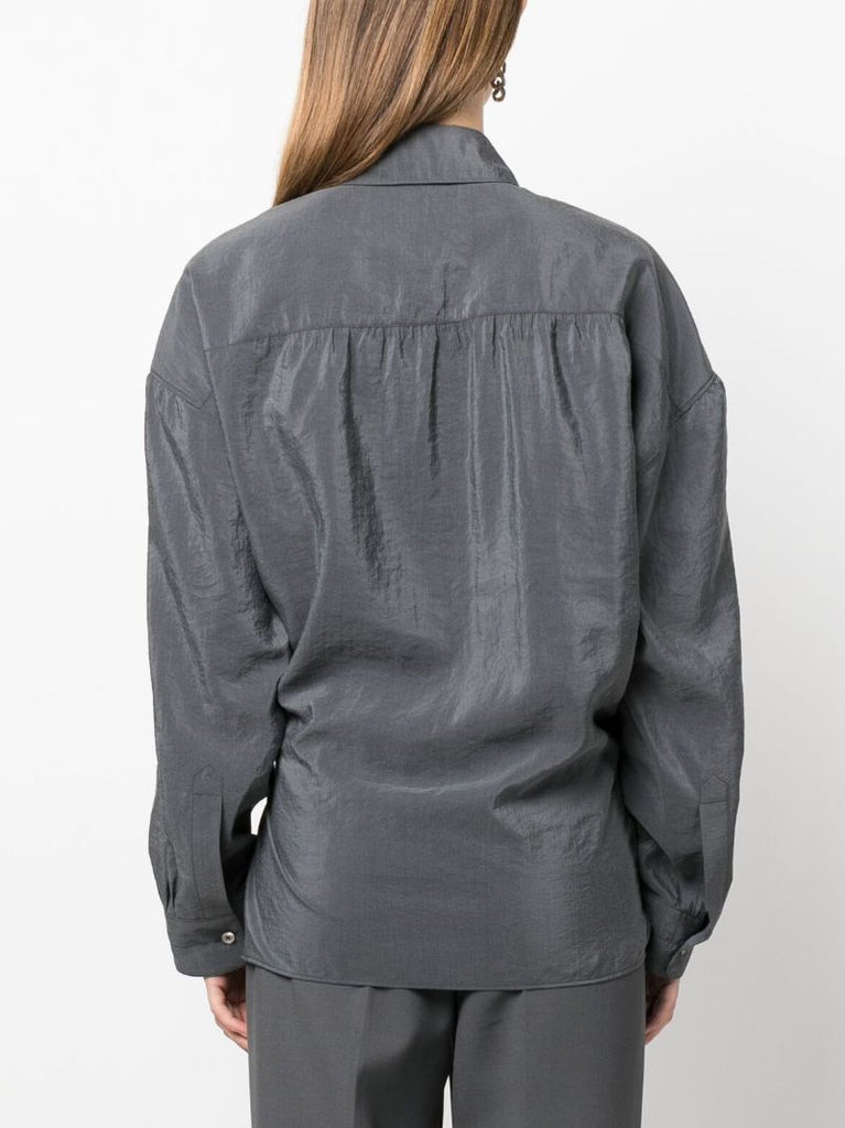Grey Twisted Shirt