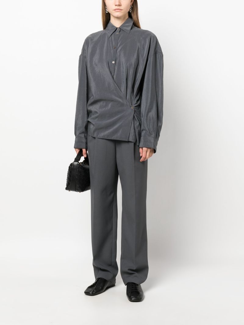 Grey Twisted Shirt