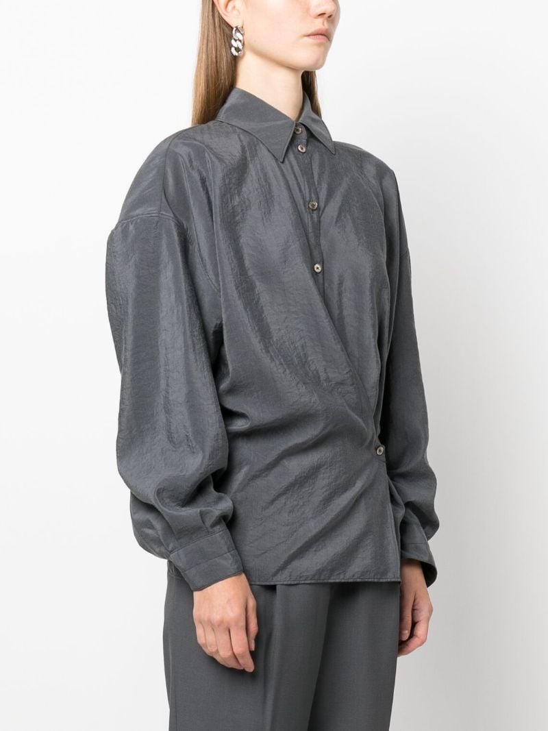 Grey Twisted Shirt