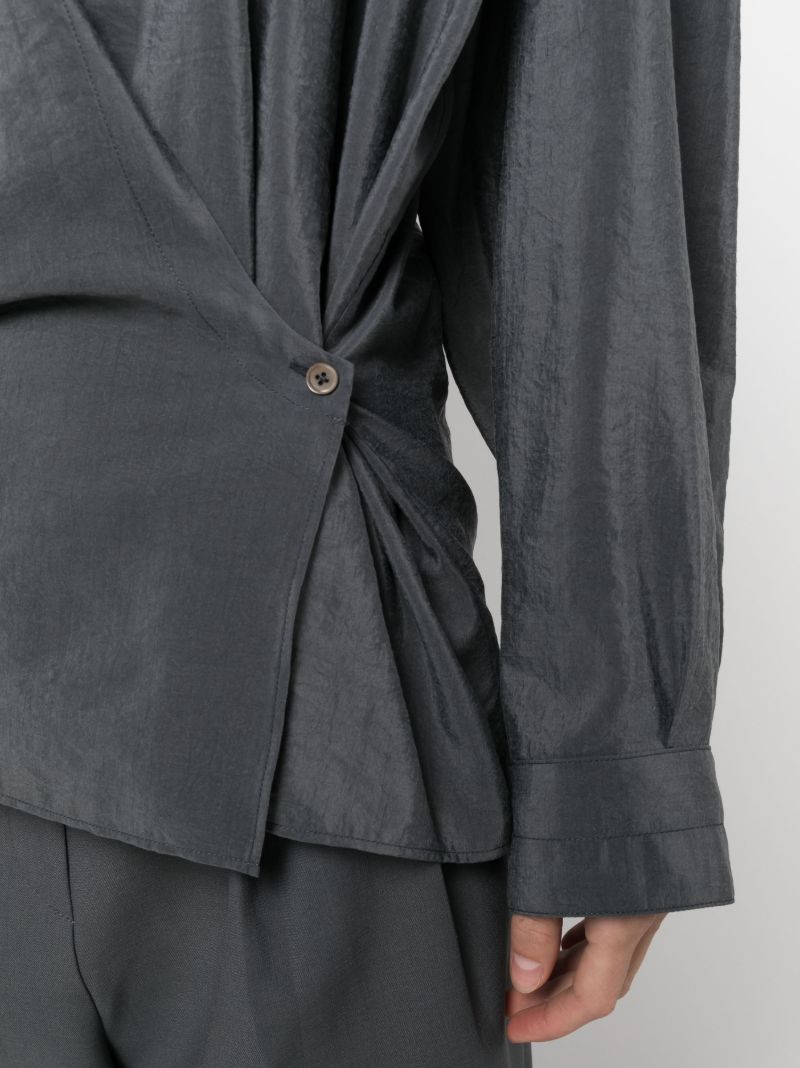 Grey Twisted Shirt